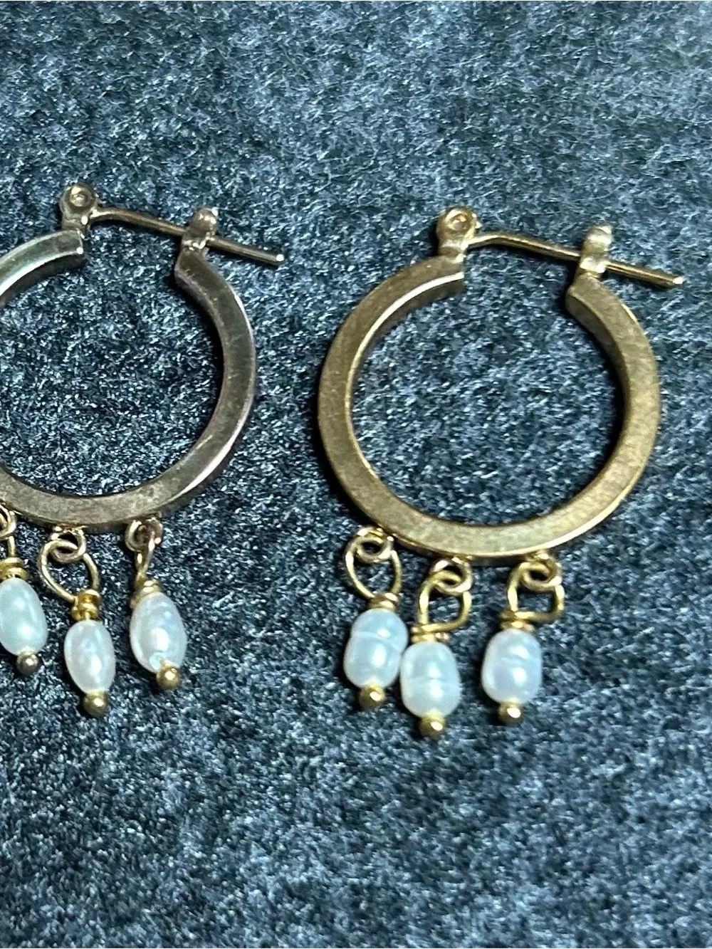 Pearl Hoop Earrings